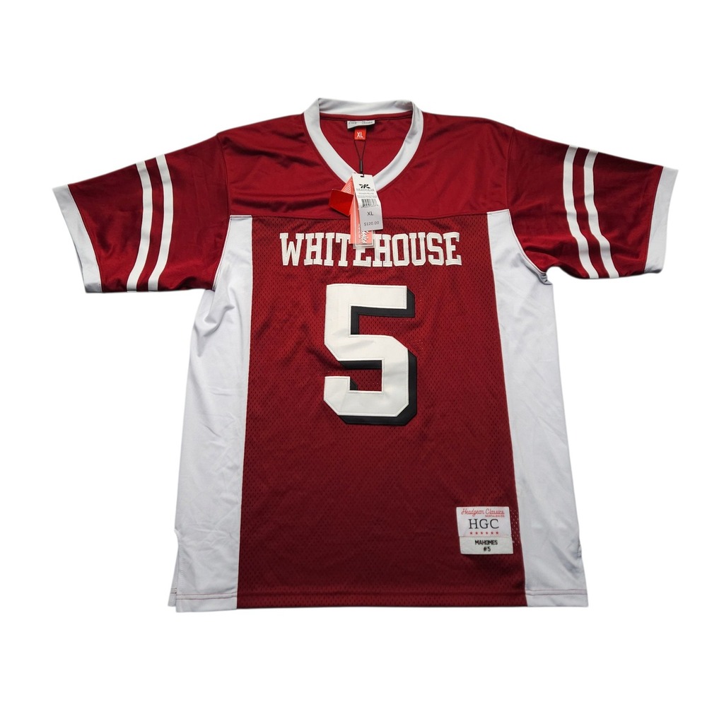 Headgear Classics Patrick Mahomes Whitehouse High School Jersey XL Maroon NWT